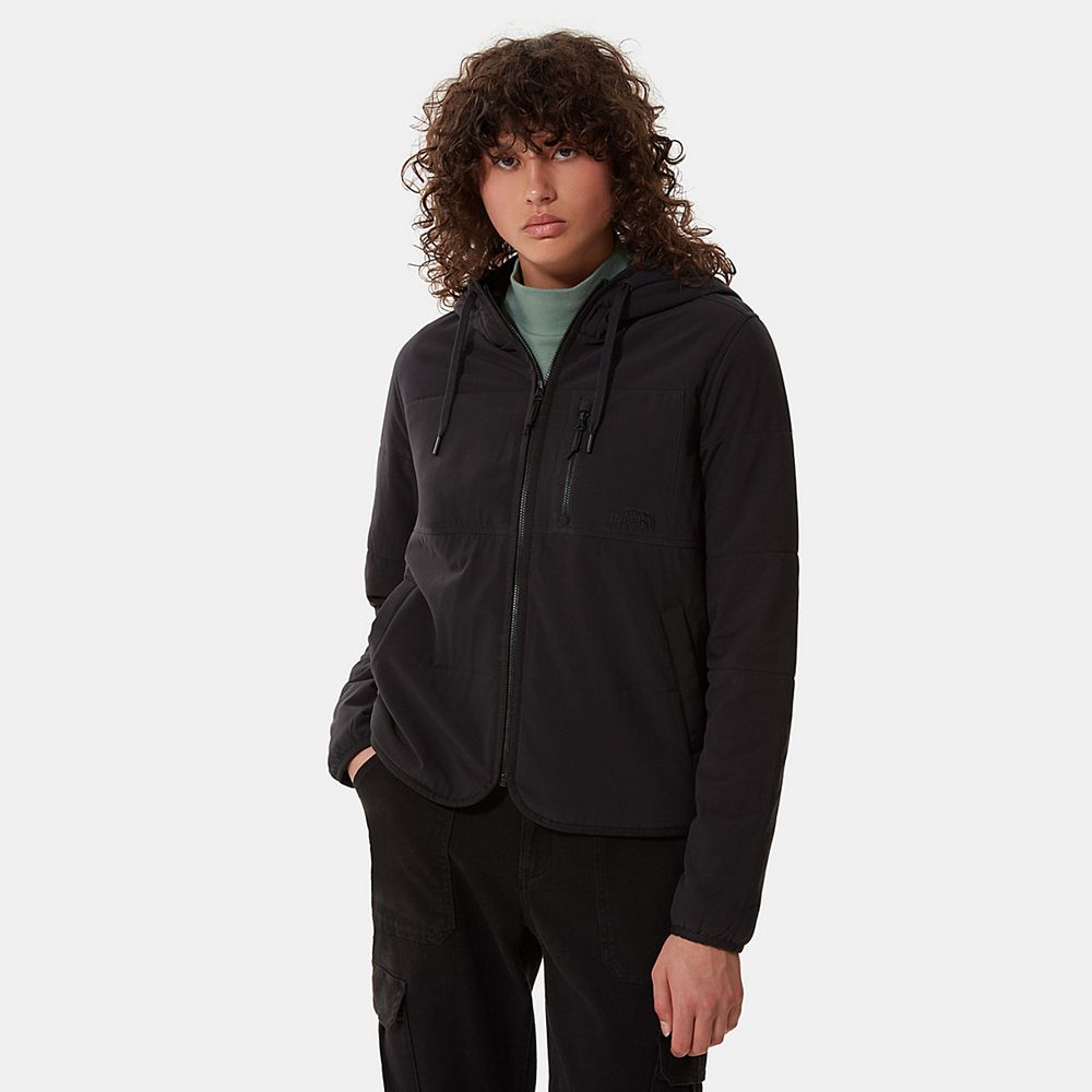 The North Face Sweater Womens Australia - The North Face Mountain Hoodie Black Mountain (OKN-804572)